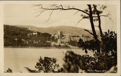 View of West Point across the Water Postcard