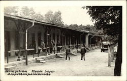 Doppelkompaniebaracke - Neues Lager Konigsbruck, Germany Postcard Postcard