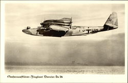 "Dornier" the Flying Boat - Aircraft Postcard Postcard