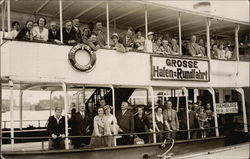 Grosse Hafen-Rundfahrt Boats, Ships Postcard Postcard