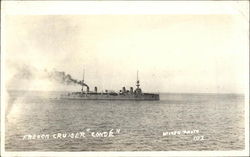 French Cruiser "Conde' Postcard