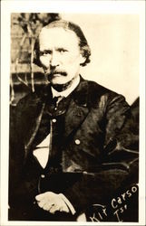 Vintage Photograph of Kit Carson Postcard