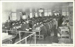 Reception Center - Mess Hall Postcard