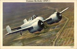 Grumman Sky-Rocket (XF5F-1) Postcard