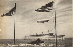 The Cunard White Star Superliner "Queen Mary" Postcard