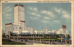 General Motors Building, Chicago World's Fair Illinois Postcard Postcard