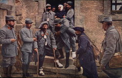 The Wounded Heroes of Verdun World War I Postcard Postcard