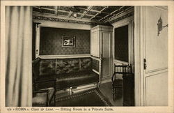 Roma Class de Luxe - Sitting Rome in a Private Suite Postcard Postcard