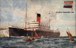 S.S. Minnewaska - Atlantic Transport Line Postcard