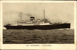 M/S Saturnia Vulcania Postcard