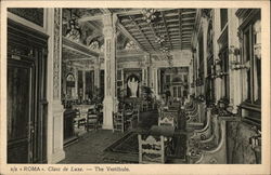 Roma, Class de Luxe, The Vestibule Postcard Postcard