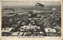 Flying over Washington DC Postcard