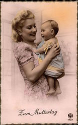 "For Mothers Day" - Mother and Infant Babies Postcard Postcard