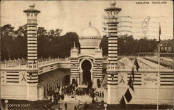 British Empire Exhibition - Malaya Pavilion Postcard