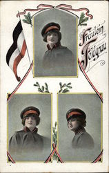 Fraulein Feldgrau Postcard