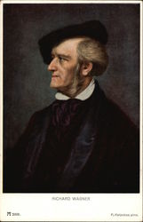 Richard Wagner Portrait Music Postcard Postcard