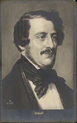 Donizetti Music Postcard Postcard