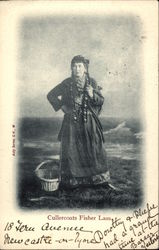 Cullercoats Fisher Lass Postcard Postcard