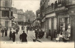 Poitiers - Rue Carnot Postcard Postcard