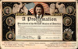 A Proclamation by the President of the United States of America Postcard