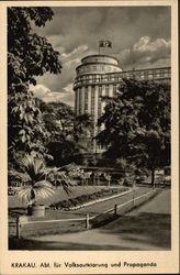 Nazi Building in Krakow Postcard