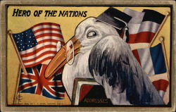 Hero of the Nations Patriotic Postcard Postcard