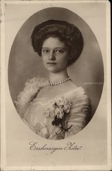 Portrait Photograph of Archduchess Fital Royalty Postcard Postcard