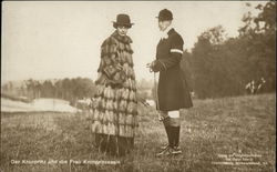 Crown Prince William and Crown Princess Cecilie of Germany Royalty Postcard Postcard