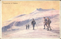 Ski Patrol at Cevedale, Italy Postcard