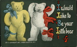 I Would Like to be Your Little Bear Bears Postcard Postcard