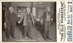 Come Boys,Shake hands Theatre Postcard Postcard