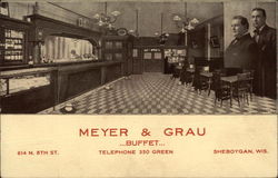 Meyer & Grau Buffet Sheboygan, WI Postcard Postcard