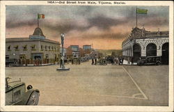 2nd Street from Main, Tijuana, Mexico Postcard Postcard