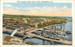 League Island Navy Yard - Philadelphia, PA Postcard