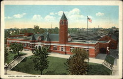 Union Depot, Shreveport, LA Postcard