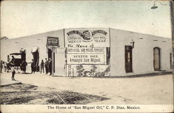 The Home of San Miguel Oil, C.P. Diaz, Mexico Postcard