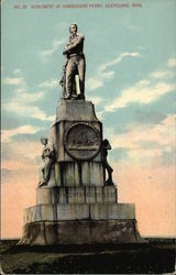 Monument of Commodore Perry Cleveland, OH Postcard Postcard