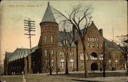 State Armory, - Albany, NY Military Postcard Postcard