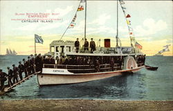 "Empress" - Glass Bottomed Power Boat Boats, Ships Postcard Postcard