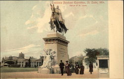 Statue of St. Louis Postcard