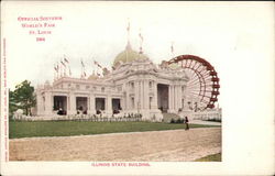 Illinois State Building World's Fair 1904 Postcard