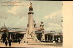 Louisiana Purchase Exposition, St. Louis, 1904, Louisiana Monument and Palace of Varied Industries Postcard