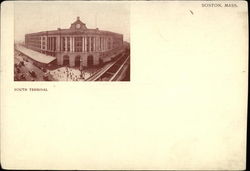 South Terminal, Boston, Mass Railroad (Scenic) Postcard Postcard