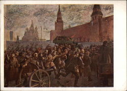 The Taking of the Kremlin 1917 by N. Kotoff Postcard