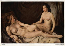 Two Nude Women Postcard