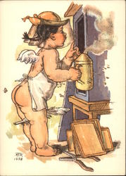 A Modern Angel Postcard