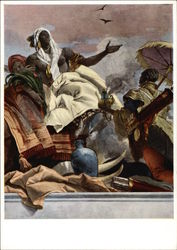 Africa by Giovanni Battista Tiepolo Art Postcard Postcard