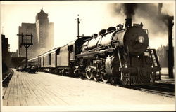 Boston & Maine Railroad - "The Ambassador" Locomotives Postcard Postcard