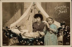 Joyeux Noel Children Postcard Postcard