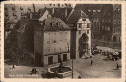 Eger Adolf Hitler Platz Postcard